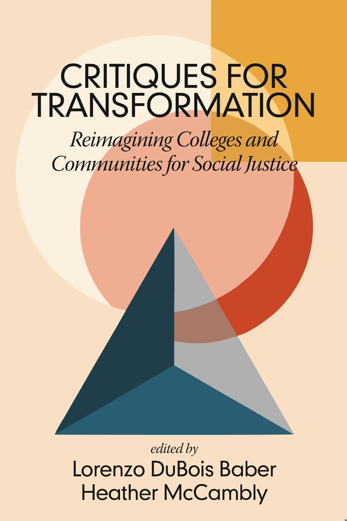 Book cover image for Critiques for Transformation ISBN: 9798887302591
